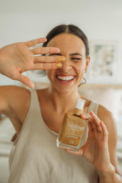 Golden Hour Shimmer with Loverlees