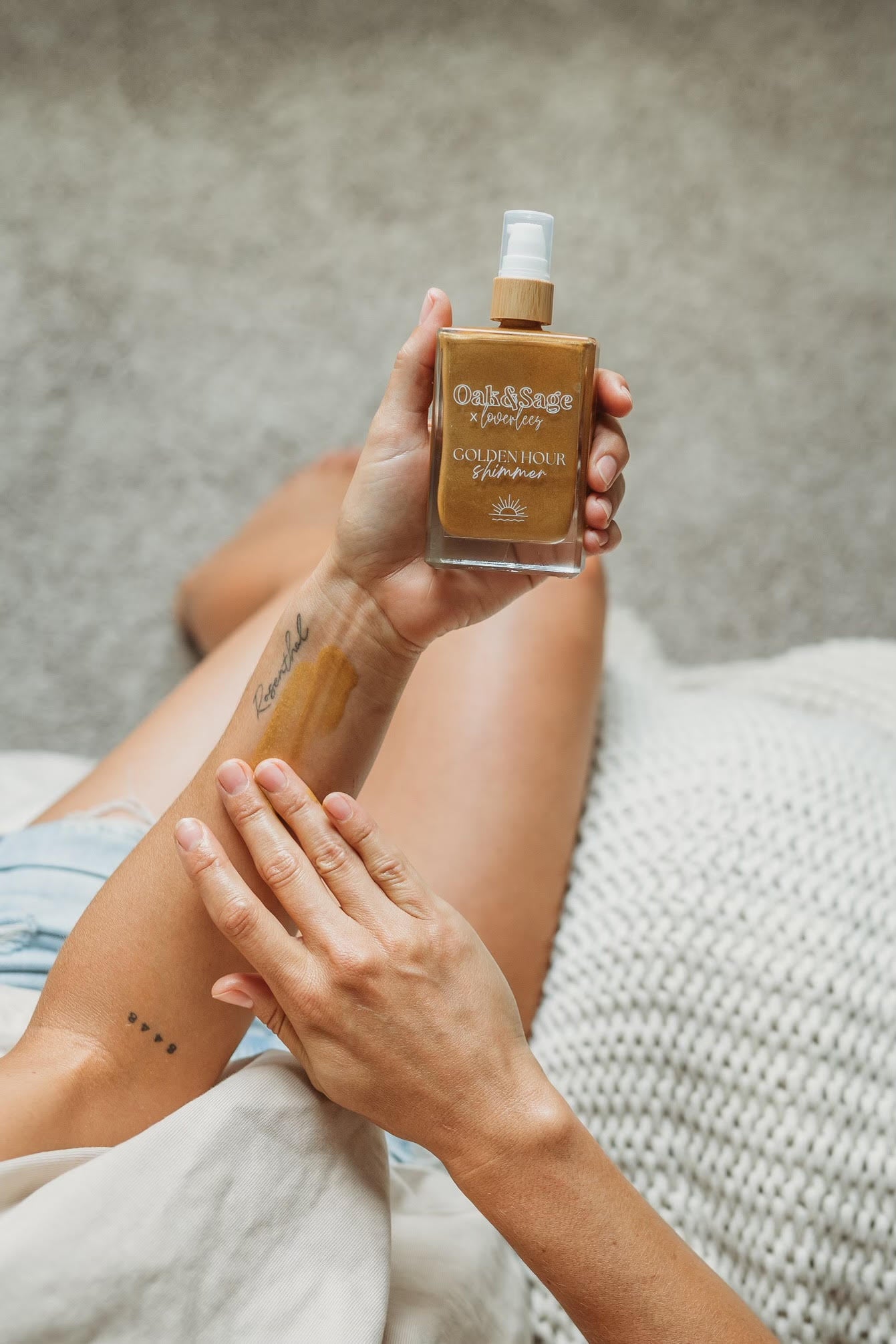 Golden Hour Shimmer with Loverlees